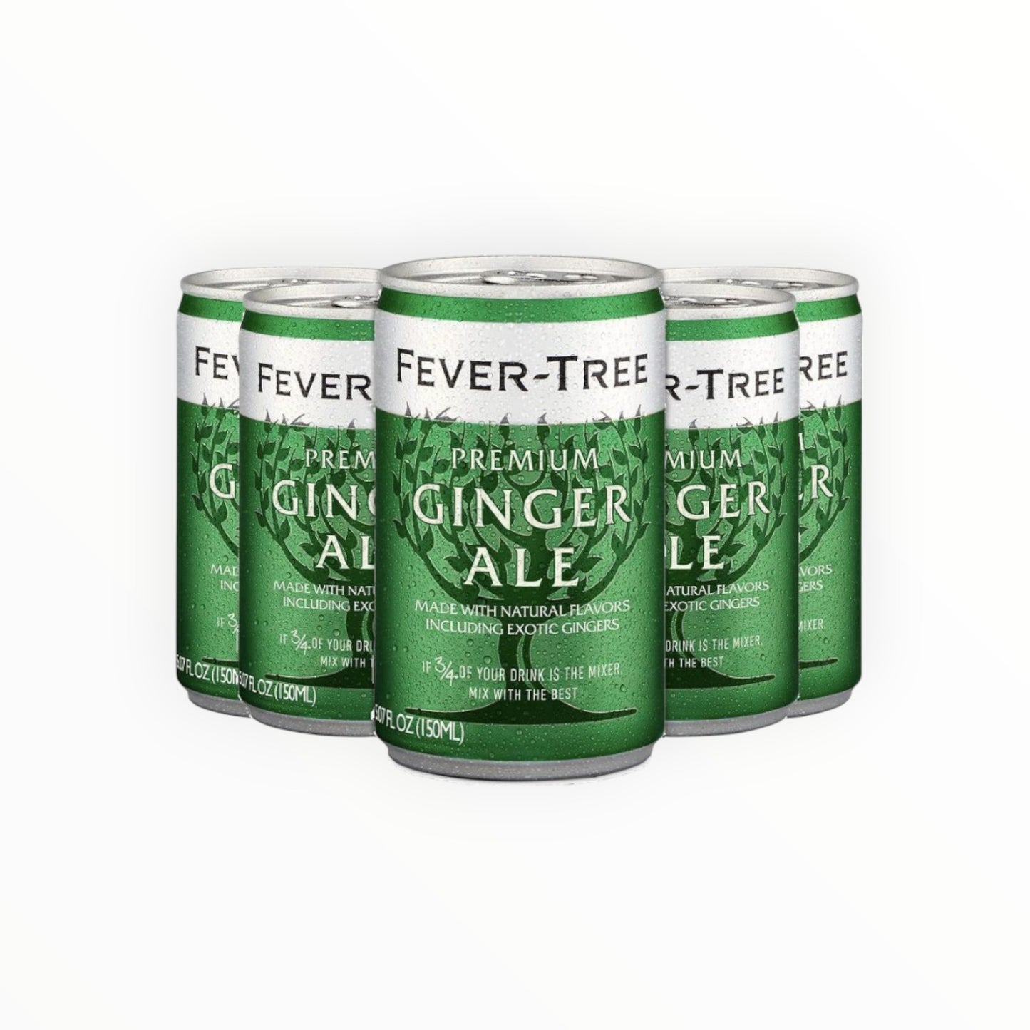 FEVER TREE GINGER ALE PREMIUM 6/4PK/7OZ