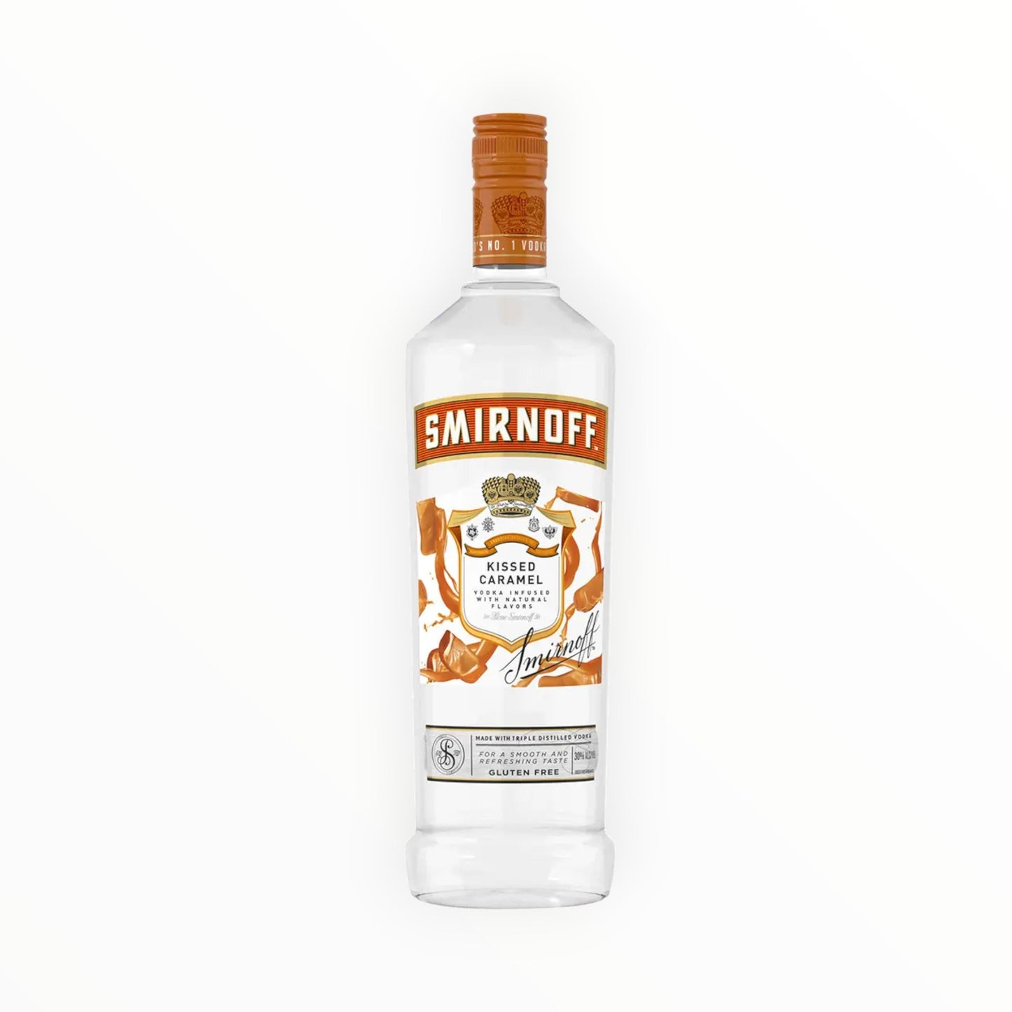 SMIRNOFF KISSED CARAMRL VODKA 1L