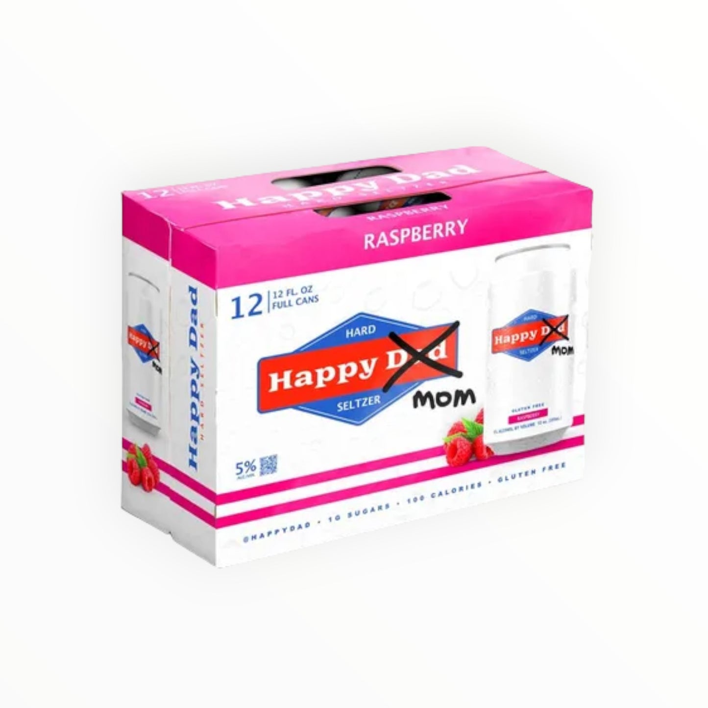 HAPPY MOM RASPBERRY CAN 2/12PK/12OZ