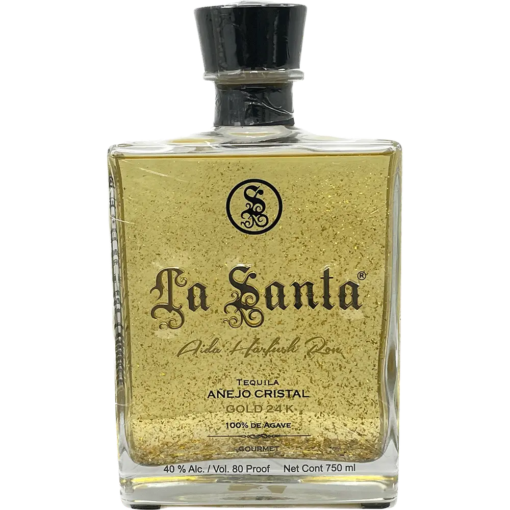 LA SANTA ANEJO 24K TEQUILA 750ML