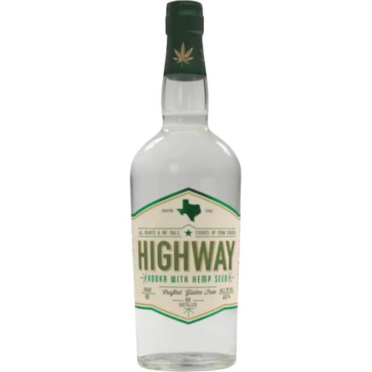 HIGHWAY VODKA W/HEMP SEED 750ML