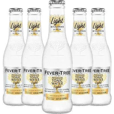 FEVER TREE TONIC WATER BOTTLE 6/4PK/7OZ