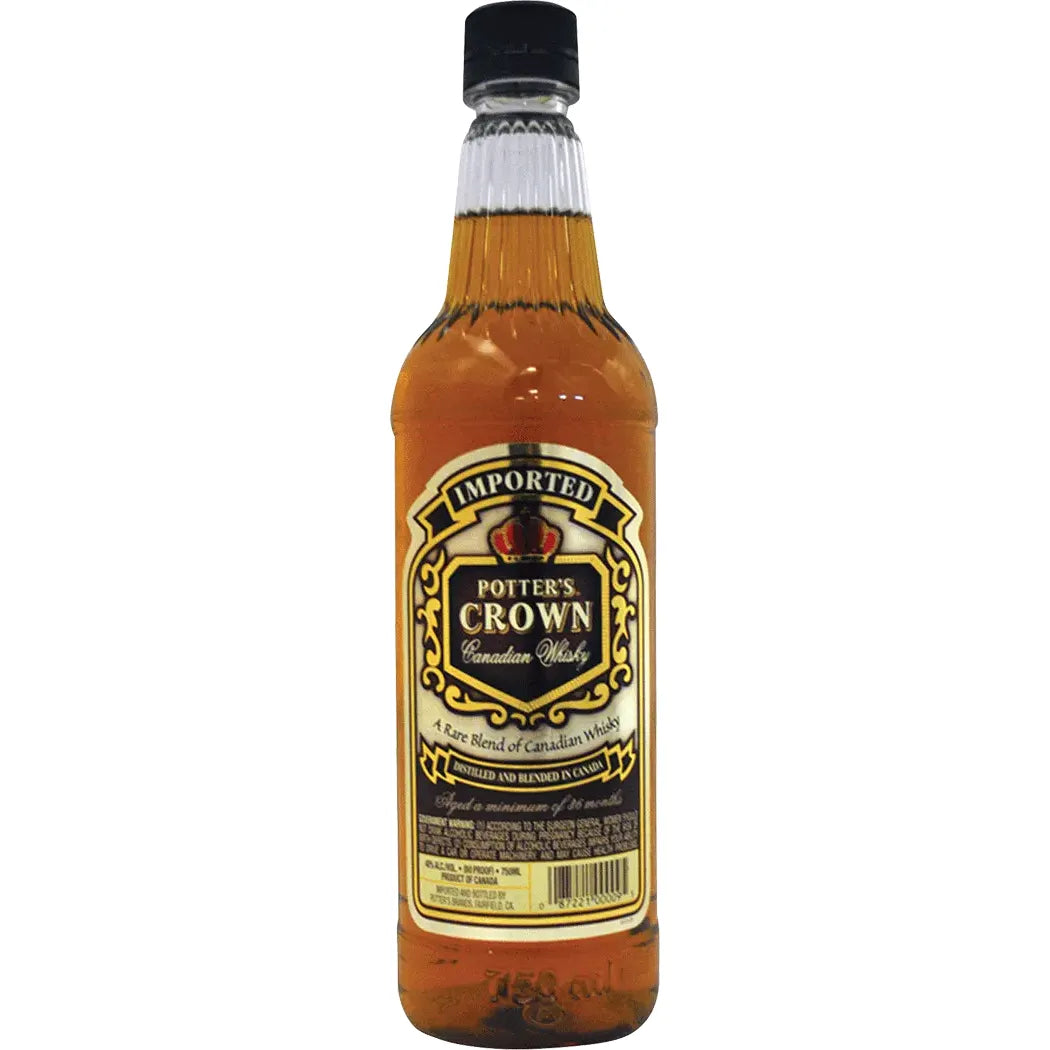 POTTER'S CROWN CANADIAN WHISKEY 1L