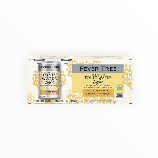 FEVER TREE PREMIUM CRISP & FRESH TONIC WATER CAN 3/8PK/5OZ