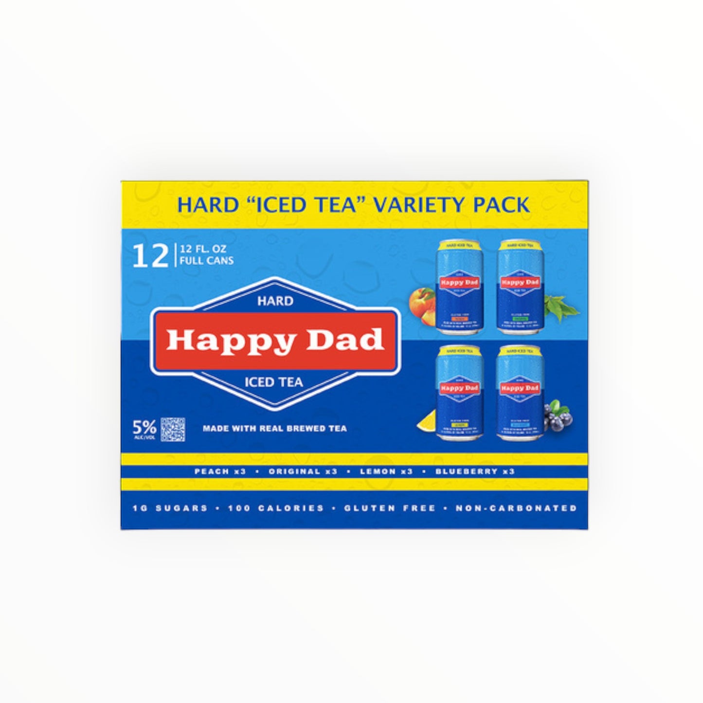 HAPPY DAD ICED TEA VARIETY 2/12 CAN