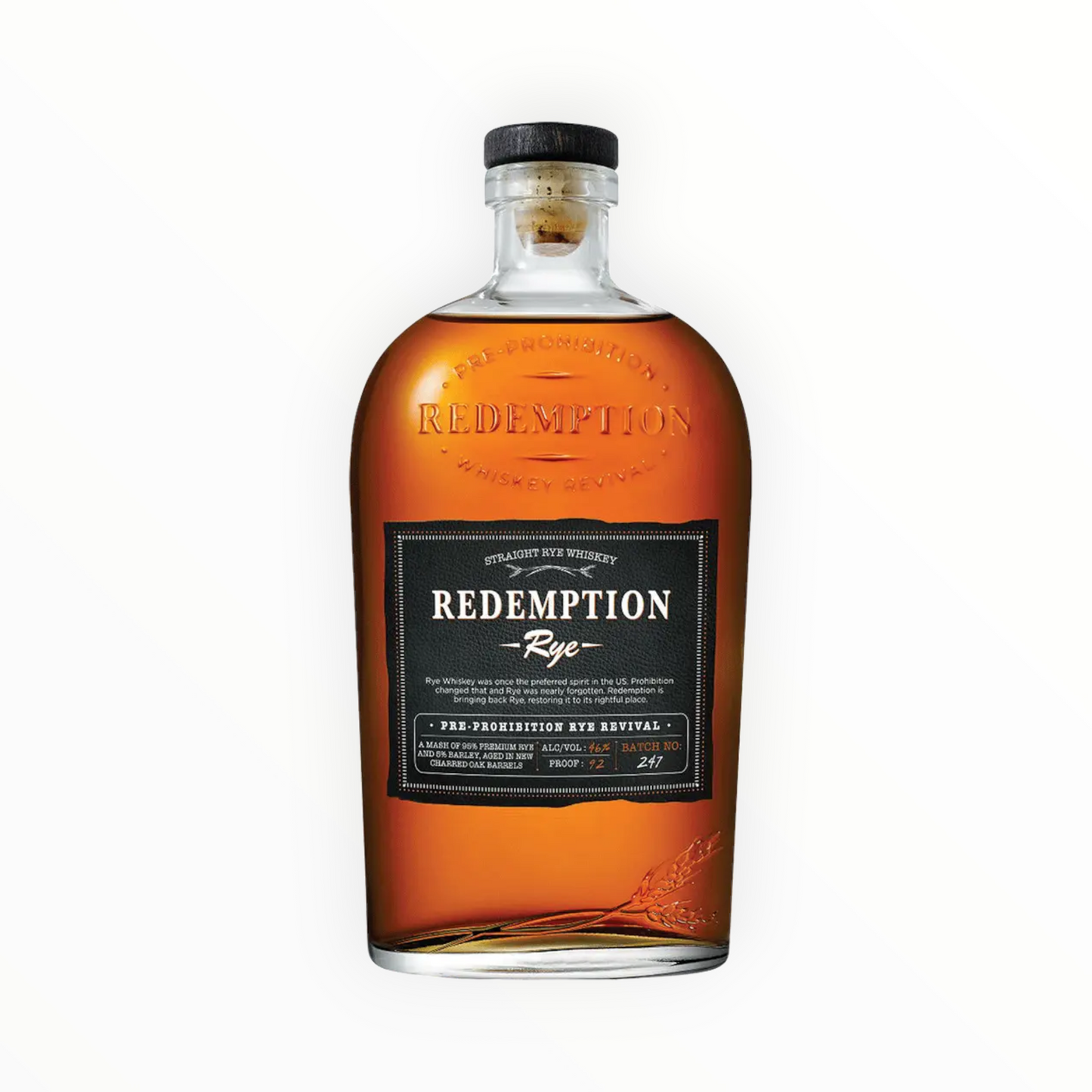 REDEMPTION RYE WHISKEY 750ML