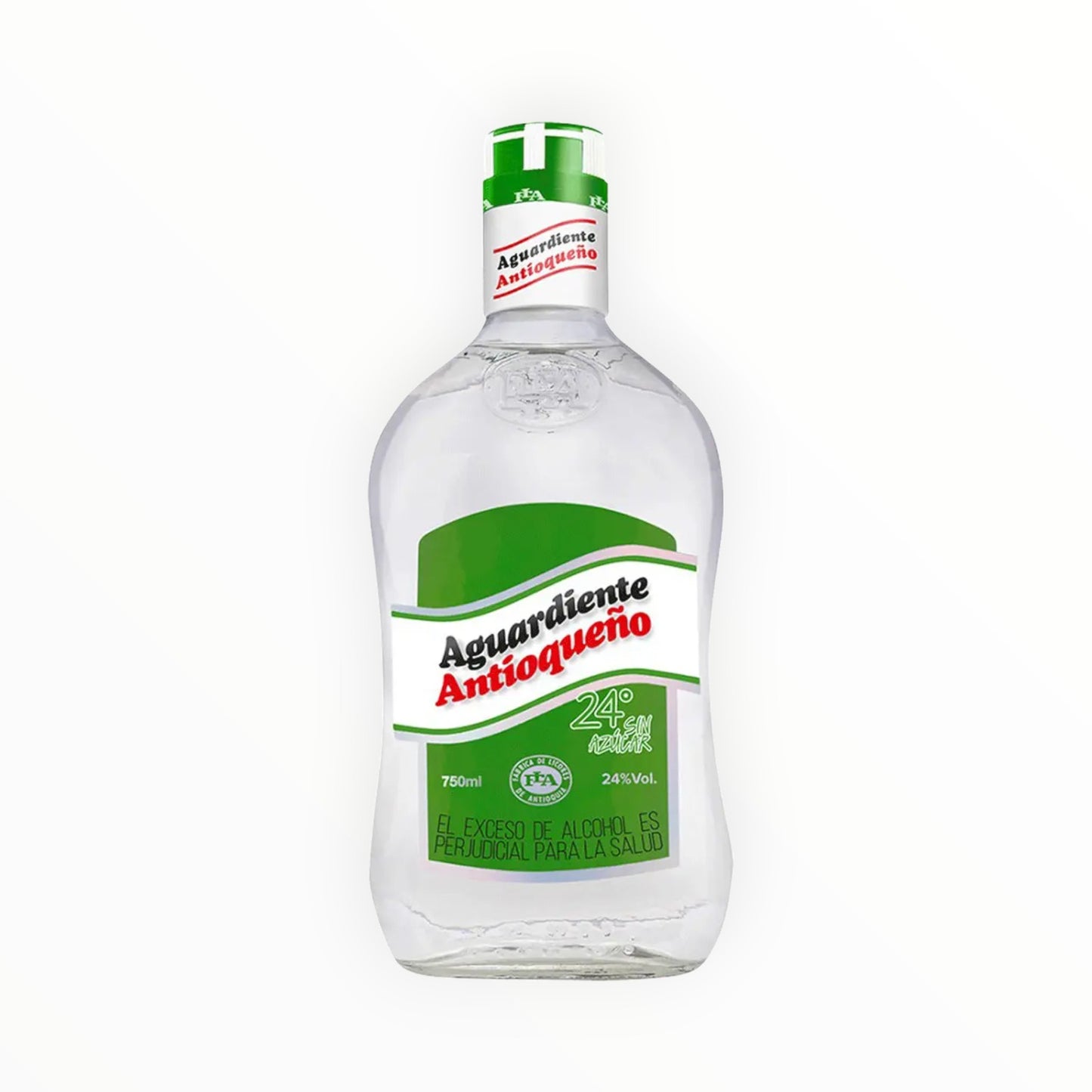 AGUARDIENTE ANTIOQUENO VERDE SIN AZUCAR LIQUEUR 750ML