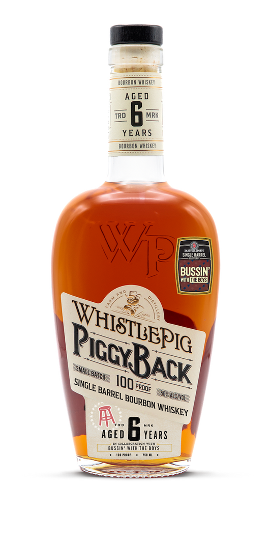 WHISTSLEPIG PIGGYBACK 6 YR BOURBON 1L