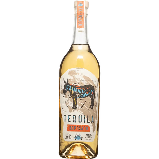 PAINTED DONKEY TEQUILA REPOSADO 750ML