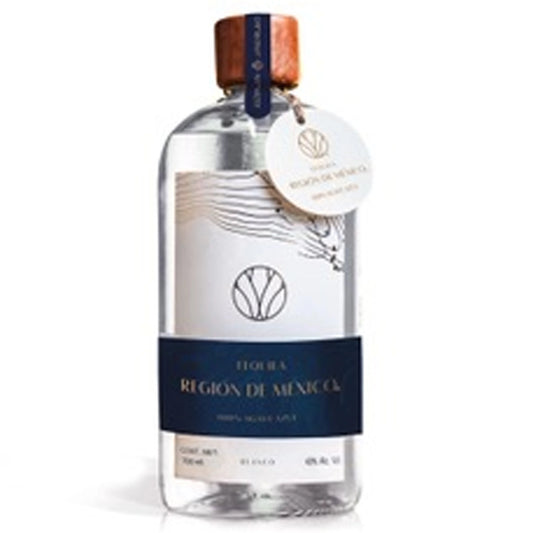 REGION DE MEXICO BLANO TEQUILA 100% AGAVE 750ML