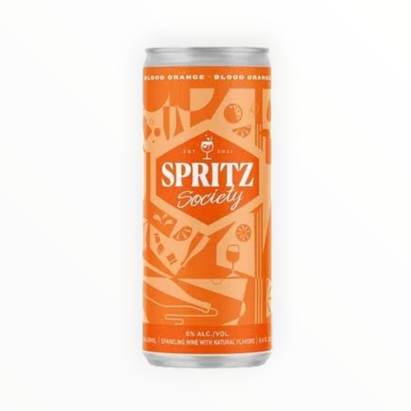 SPRITZ SOCIETY BLOOD ORANGE 24PK