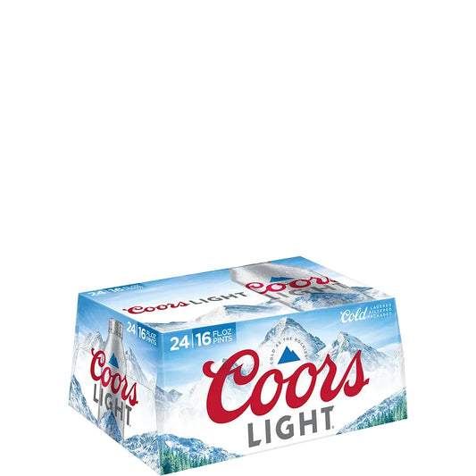 COORS LIGHT BOTTLE 24PK/12OZ