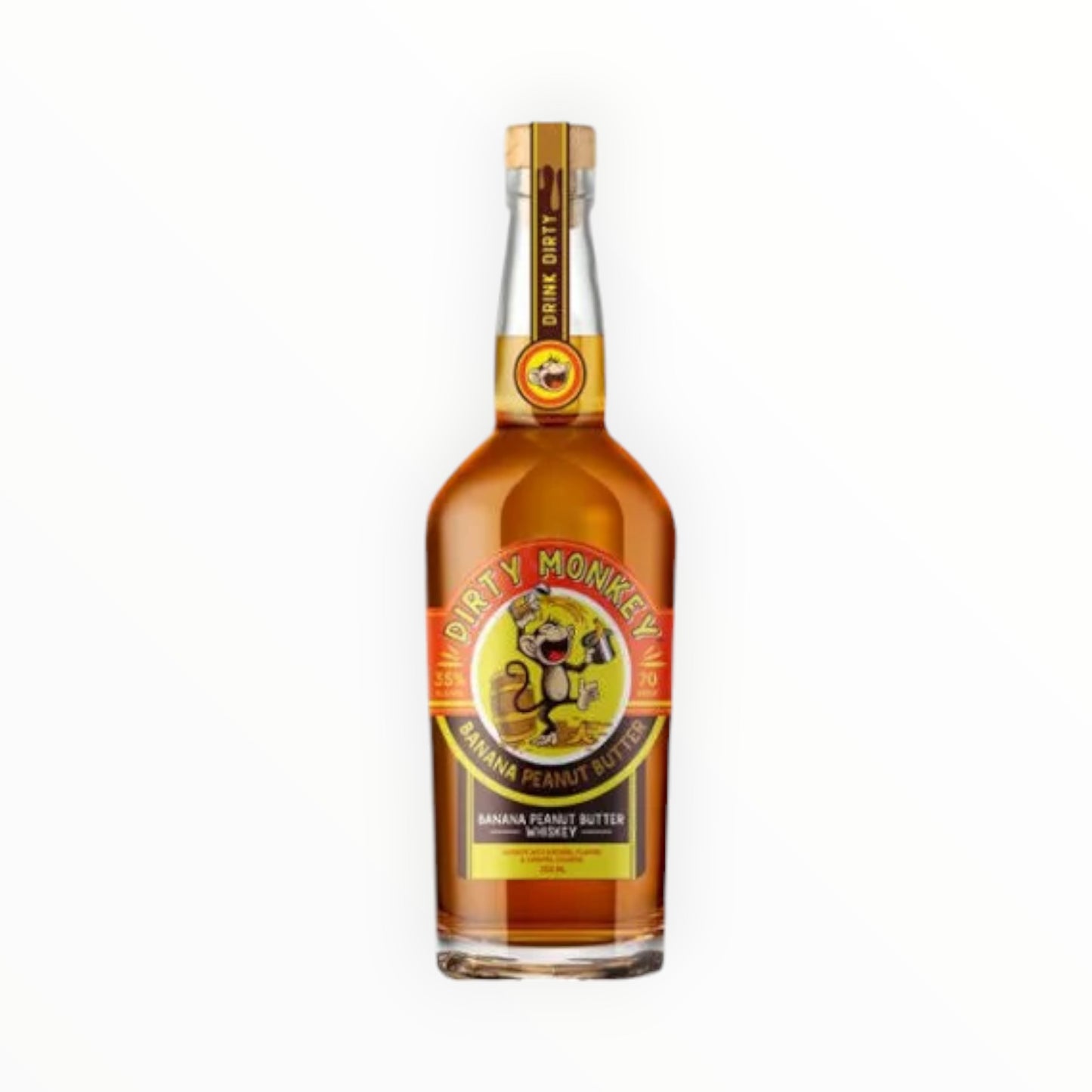 DIRTY MONKEY BANANA PEANUT BUTTER WHISKEY 750ML