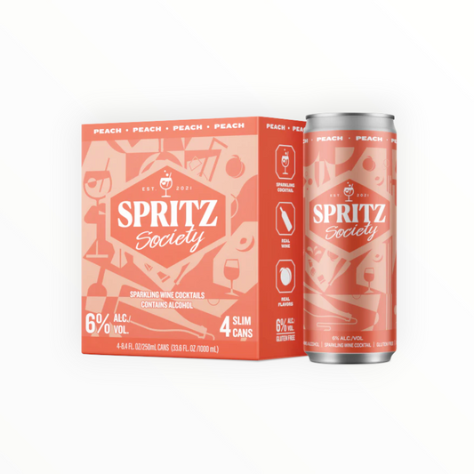 SPRITZ SOCIETY PEACH 24PK