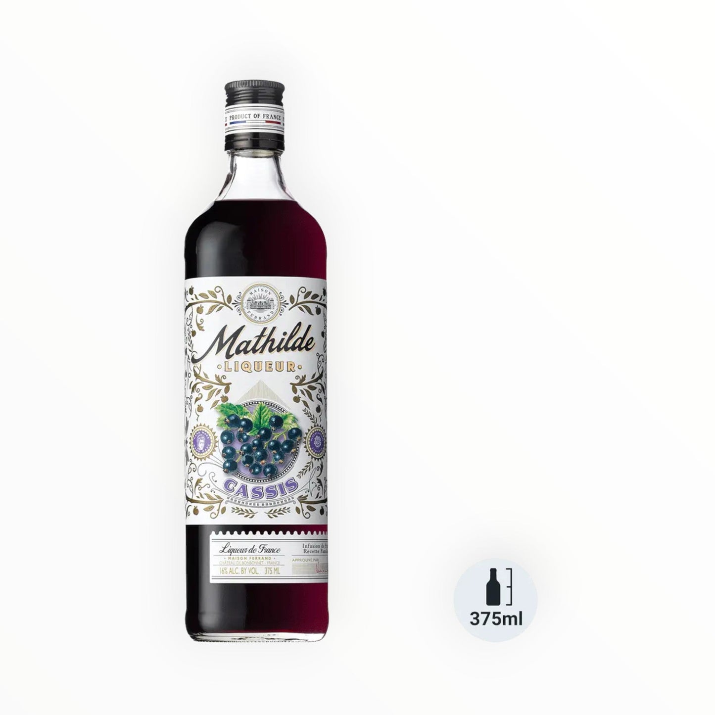 MATHILDE BLACK CURRANT CASSIS LIQUEUR 750ML