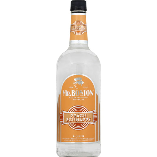 MR BOSTON PEACH SCHNAPPS LIQUEUR 1L